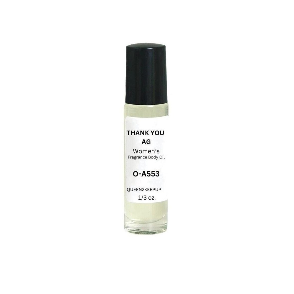 Thank You AG Women's Body Oil Fruity Floral and Sweet Roll-On Scent